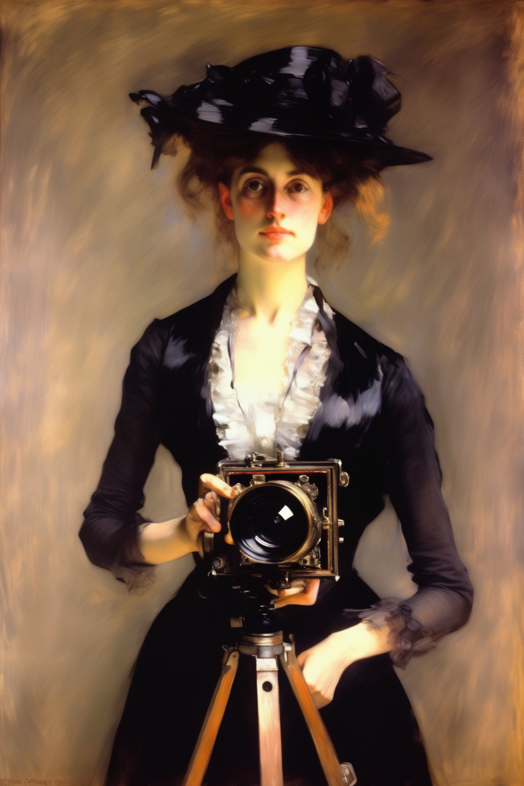 01086-222930135-_lora_William Merritt Chase Style_1_William Merritt Chase Style - John Singer Sargent portrait of a lady photographer.png